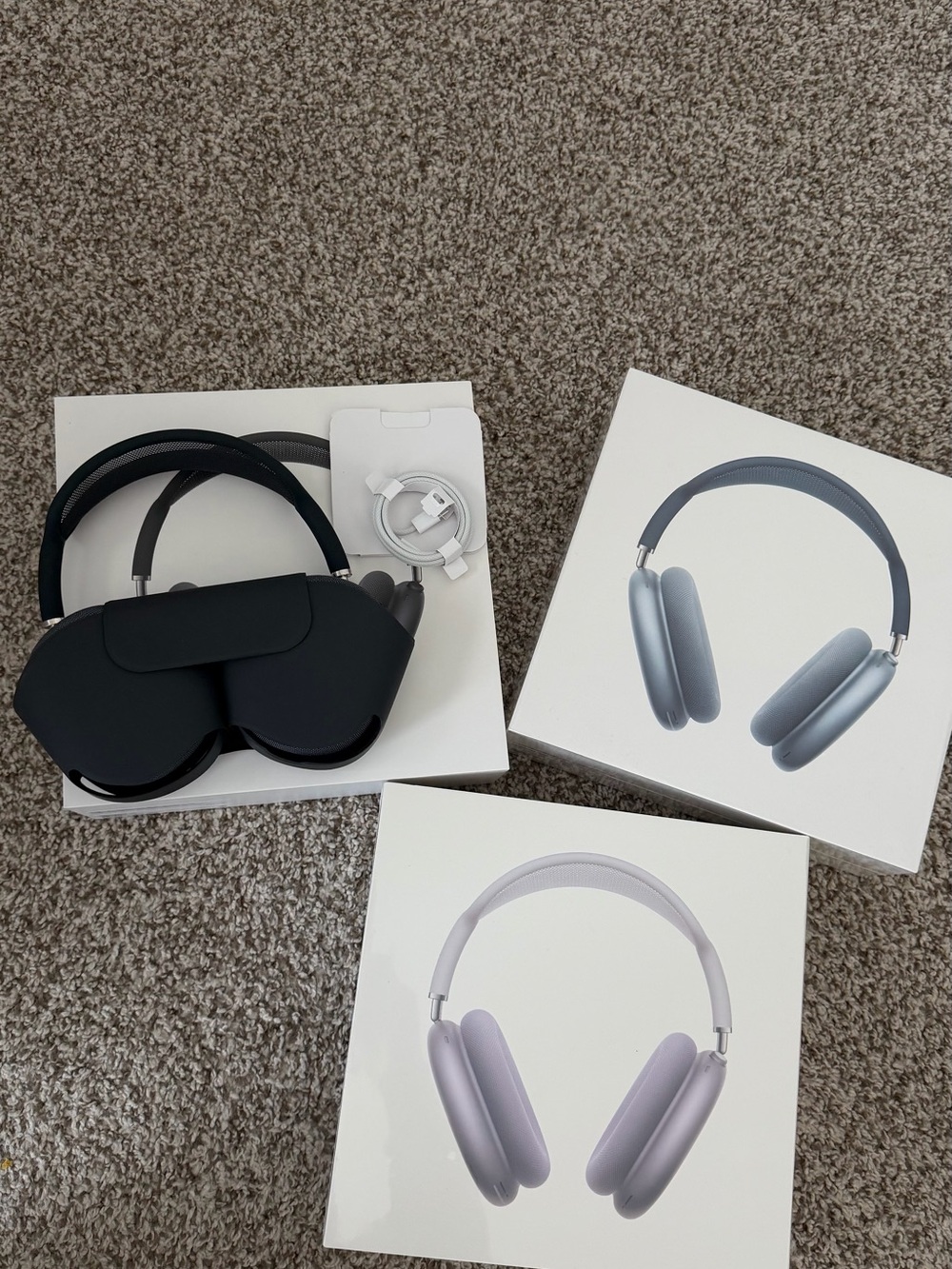 Apple AirPods Max Over-Ear Headphones — Black and Silver
